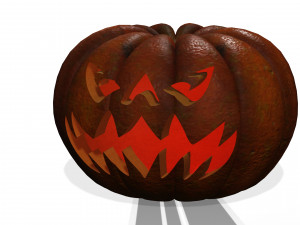 PUMPKIN FOR HALLOWEEN 3D MODEL - OBJ - FBX - 3D PRINTING - 3D PROJECT - GAME READY - PUMPKIN 3D 모델
