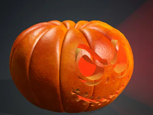 Obter AB&Oacute;BORA PARA O HALLOWEEN MODELO 3D - OBJ - FBX - IMPRESS&Atilde;O 3D - PROJETO 3D - AB&Oacute;BORA HALLOWEEN Modelo 3D