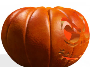 Obter AB&Oacute;BORA PARA O HALLOWEEN MODELO 3D - OBJ - FBX - IMPRESS&Atilde;O 3D - PROJETO 3D - AB&Oacute;BORA HALLOWEEN Modelo 3D