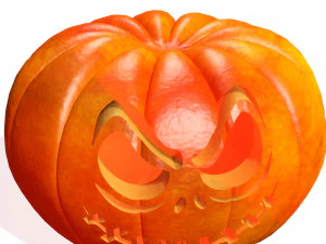 Obter AB&Oacute;BORA PARA O HALLOWEEN MODELO 3D - OBJ - FBX - IMPRESS&Atilde;O 3D - PROJETO 3D - AB&Oacute;BORA HALLOWEEN Modelo 3D