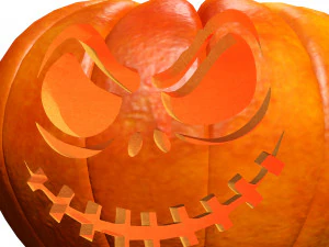 Obter AB&Oacute;BORA PARA O HALLOWEEN MODELO 3D - OBJ - FBX - IMPRESS&Atilde;O 3D - PROJETO 3D - AB&Oacute;BORA HALLOWEEN Modelo 3D