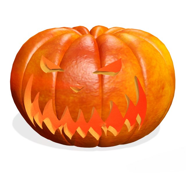 PUMPKIN HALLOWEEN 3D MODEL PUMPKIN FOR - OBJ - FBX - 3D PRINTING - 3D PROJECT - GAME READY HALLOWEEN 3D Модель .c4d .max .obj .3ds .fbx .stl .blend 
