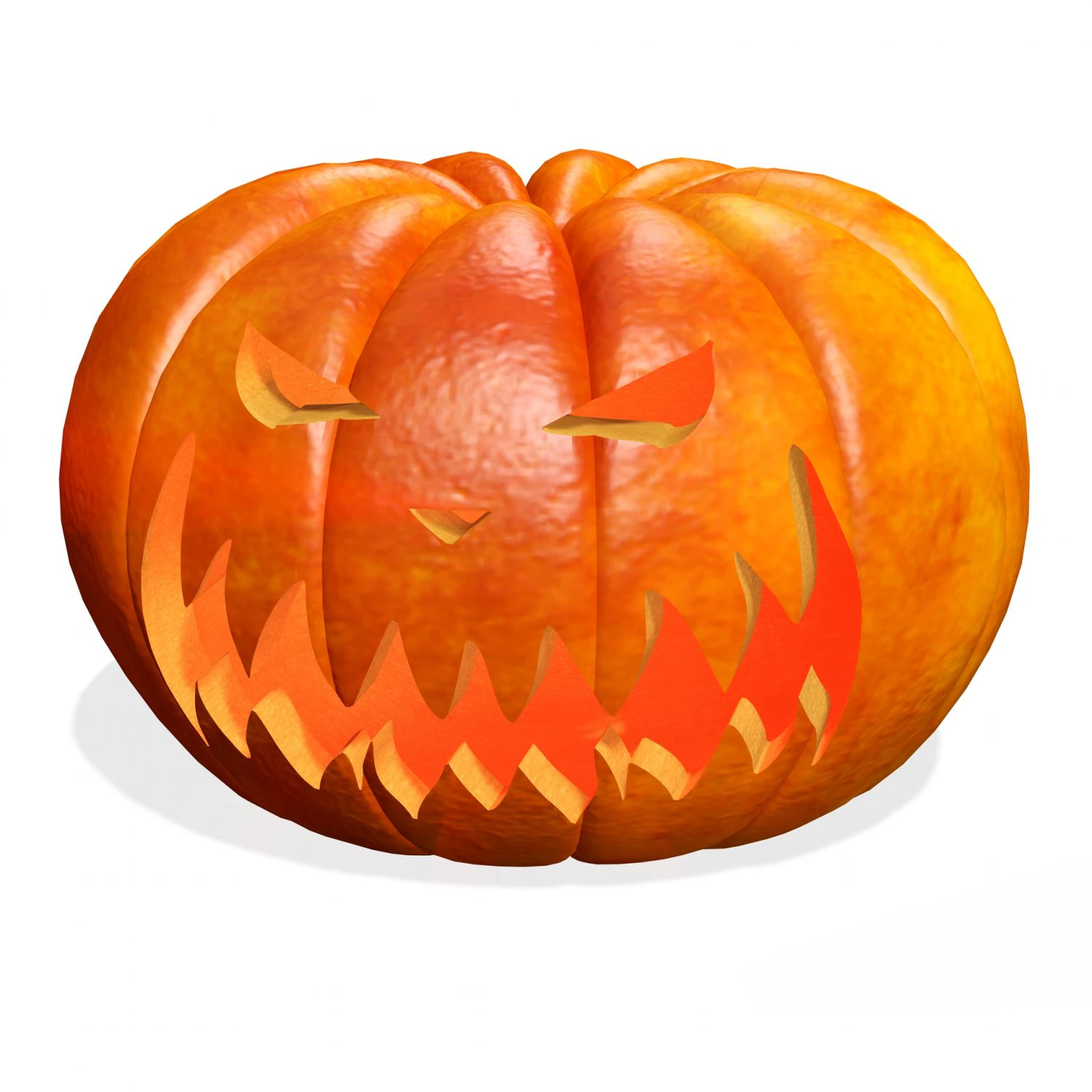 PUMPKIN HALLOWEEN 3D MODEL PUMPKIN FOR - OBJ - FBX - 3D PRINTING - 3D PROJECT - GAME READY HALLOWEEN 3D Model .c4d .max .obj .3ds .fbx .stl .blend 