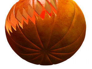 PUMPKIN HALLOWEEN 3D MODEL PUMPKIN FOR - OBJ - FBX - 3D PRINTING - 3D PROJECT - GAME READY HALLOWEEN 3D Модель