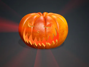 PUMPKIN HALLOWEEN 3D MODEL PUMPKIN FOR - OBJ - FBX - 3D PRINTING - 3D PROJECT - GAME READY HALLOWEEN 3D Model