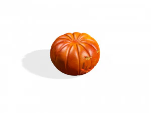 PUMPKIN HALLOWEEN 3D MODEL PUMPKIN FOR - OBJ - FBX - 3D PRINTING - 3D PROJECT - GAME READY HALLOWEEN 3D Model