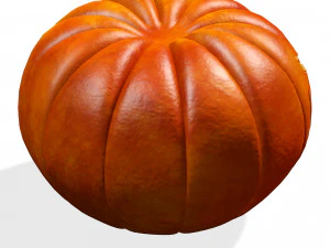 PUMPKIN HALLOWEEN 3D MODEL PUMPKIN FOR - OBJ - FBX - 3D PRINTING - 3D PROJECT - GAME READY HALLOWEEN 3D Model
