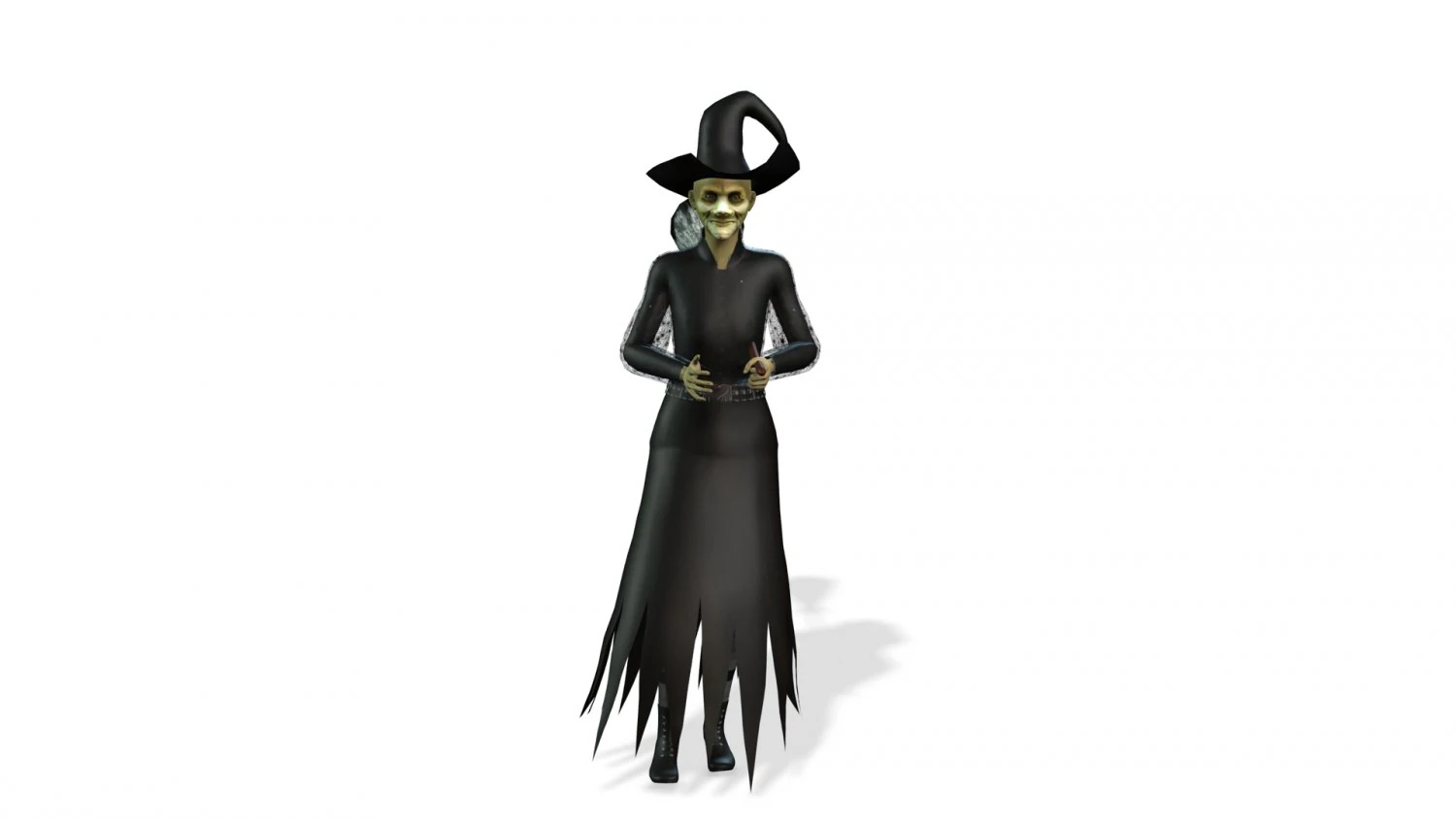 THE HALLOWEEN WITCH 3D MODEL - OBJ - FBX - 3D PRINTING - 3D PROJECT - GAME READY 3D Model .c4d .max .obj .3ds .fbx .stl .blend 