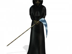 HET DEATH HALLOWEEN 3D-MODEL - OBJ - FBX - 3D-AFDRUKKEN - 3D-PROJECT - SPEL KLAAR 3D Model