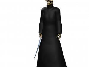 THE DEATH HALLOWEEN 3D MODEL - OBJ - FBX - 3D PRINTING - 3D PROJECT - GAME READY 3D Model