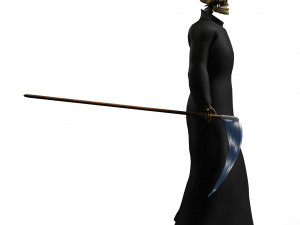 THE DEATH HALLOWEEN 3D MODEL - OBJ - FBX - 3D PRINTING - 3D PROJECT - GAME READY 3D Model