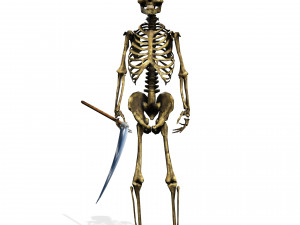 THE DEATH HALLOWEEN 3D MODEL - OBJ - FBX - 3D PRINTING - 3D PROJECT - GAME READY 3D Model