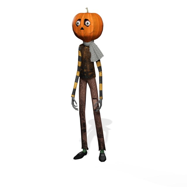 BOY PUMPKIN HALLOWEEN 3D MODEL - OBJ - FBX - 3D PRINTING - 3D PROJECT - GAME READY Modèle 3D .c4d .max .obj .3ds .fbx .stl .blend 