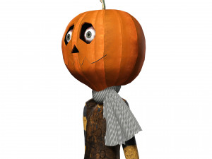 BOY PUMPKIN HALLOWEEN 3D MODEL - OBJ - FBX - 3D PRINTING - 3D PROJECT - GAME READY Modèle 3D