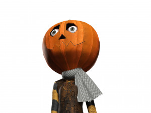 BOY PUMPKIN HALLOWEEN 3D MODEL - OBJ - FBX - 3D PRINTING - 3D PROJECT - GAME READY Modèle 3D
