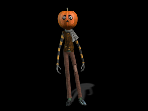 BOY PUMPKIN HALLOWEEN 3D MODEL - OBJ - FBX - 3D PRINTING - 3D PROJECT - GAME READY Modèle 3D