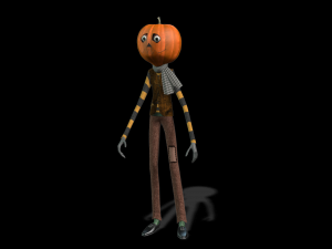BOY PUMPKIN HALLOWEEN 3D MODEL - OBJ - FBX - 3D PRINTING - 3D PROJECT - GAME READY Modèle 3D