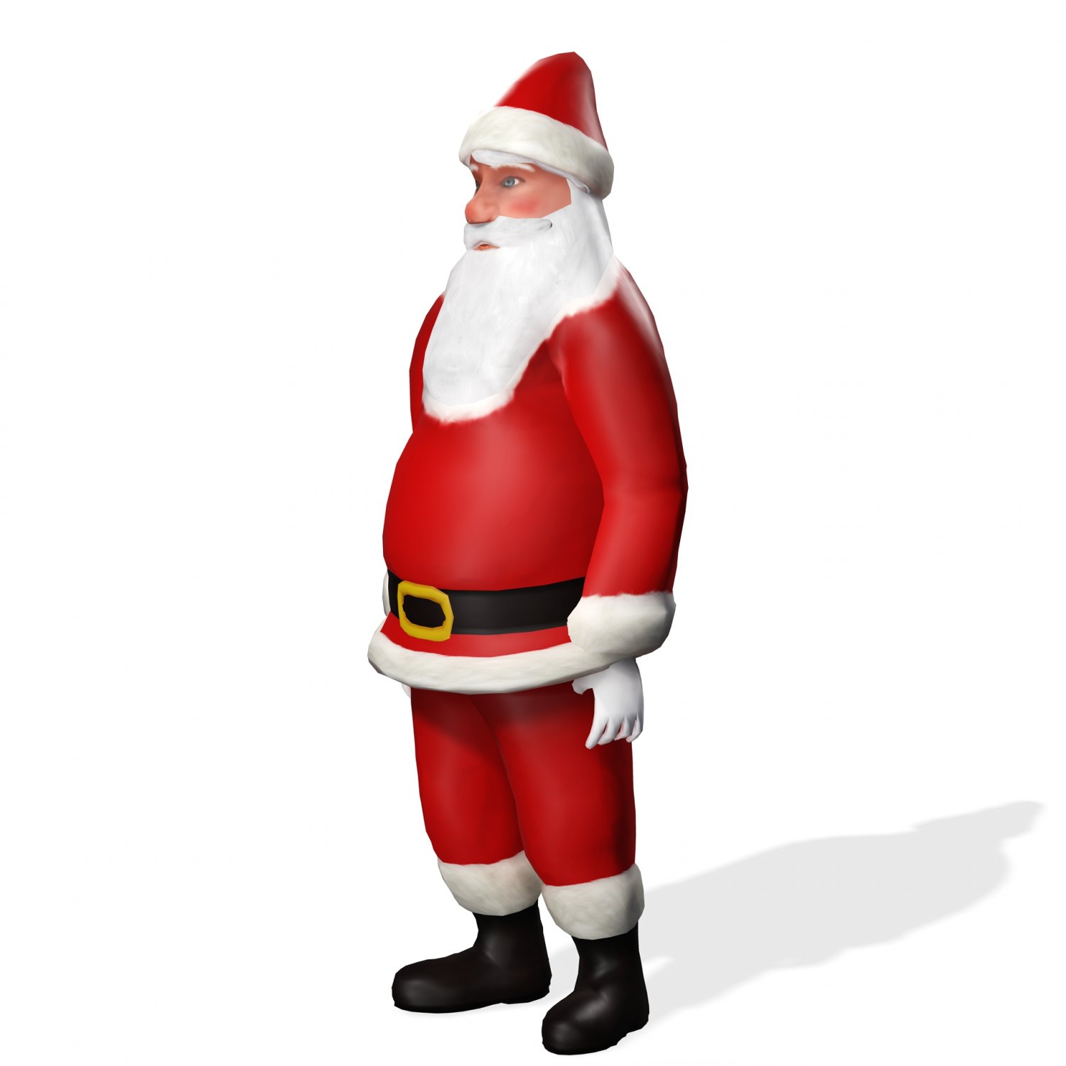 SANTA CLAUS 3D MODEL - OBJ - FBX - 3D PRINTING - 3D PROJECT - GAME READY 3D  Модель in Рождество 3DExport