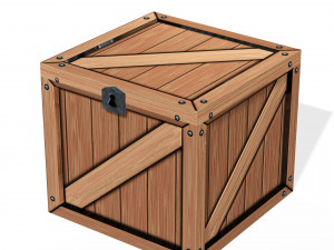 WOODEN BOX FOR 3D PRINTING OBJ 3D AND FBX BOX WOODEN WOODENBOX Modèle 3D