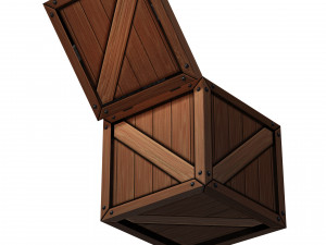 WOODEN BOX FOR 3D PRINTING OBJ 3D AND FBX BOX WOODEN WOODENBOX Modèle 3D