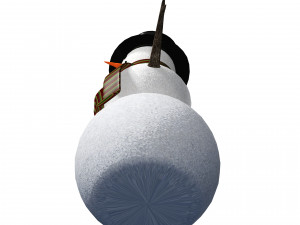 SNOWMAN 3D MODEL - OBJ - FBX - 3D PRINTING - 3D PROJECT - SNOWMAN 3D Model