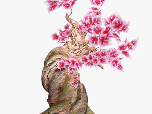 MODELO 3D DA &Aacute;RVORE M&Aacute;GICA - OBJ - FBX - IMPRESS&Atilde;O 3D - &Aacute;RVORE HD - &Aacute;RVORE MAGIA Modelo 3D