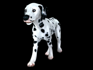 DOG Dalmatian CANINE Dog 3D 모델