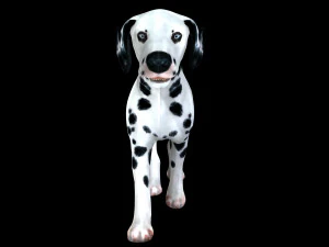 DOG Dalmatian CANINE Dog 3D Model