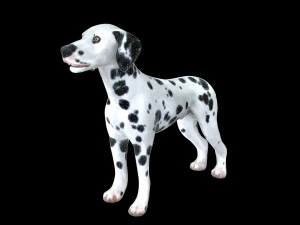 DOG Dalmatian CANINE Dog 3D Model