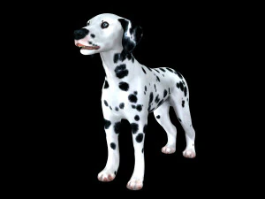 DOG Dalmatian CANINE Dog 3D Model
