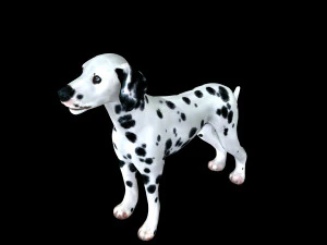 DOG Dalmatian CANINE Dog 3D Model