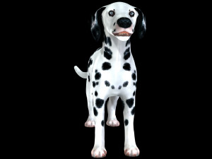 DOG Dalmatian CANINE Dog 3D 모델