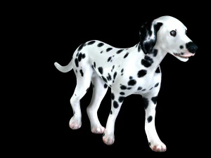 DOG Dalmatian CANINE Dog 3D Model