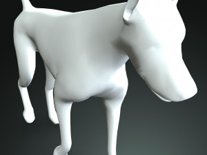 DOG Doberman 3D DOG Model 3D
