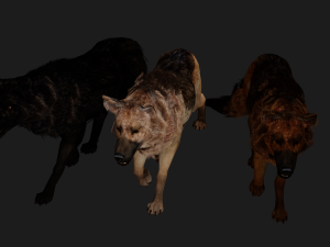 DOG German Shepherd DOG 3D Model