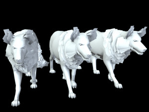 DOG German Shepherd DOG 3D Model