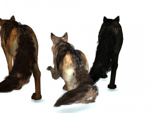 DOG German Shepherd DOG 3D Model