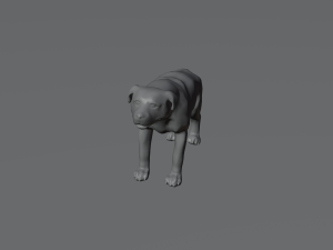 Rottweiler DOG Model 3D