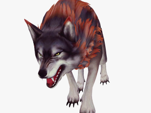 WOLVES PACK 5 characters ANIMATED 3D Модель