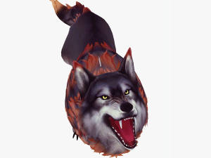 WOLVES PACK 5 characters ANIMATED 3D Модель