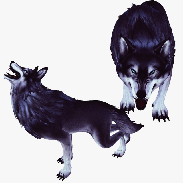 WOLF ANIMATED Modelo 3D .c4d .max .obj .3ds .fbx .stl .blend 