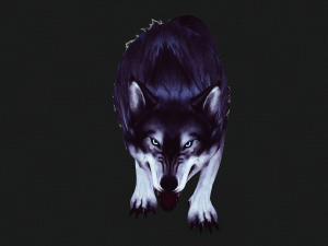 WOLF ANIMATED Modelo 3D