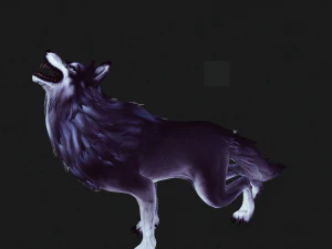 WOLF ANIMATED 3D Model