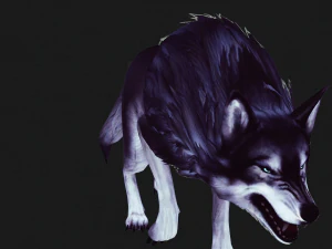 WOLF ANIMATED 3D Model