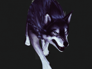 WOLF ANIMATED Modelo 3D