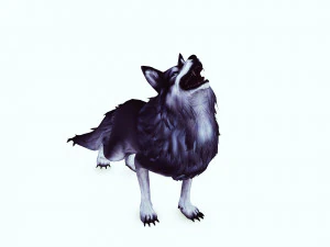 WOLF ANIMATED 3D Model