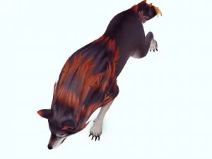 WOLF DOG WOLF - DOG CANINE 3D Model