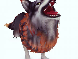 WOLF DOG WOLF - DOG CANINE 3D Model