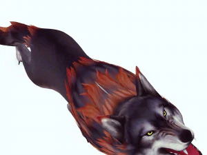 WOLF DOG WOLF - DOG CANINE 3D Model