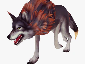 WOLF DOG WOLF - DOG CANINE 3D Model